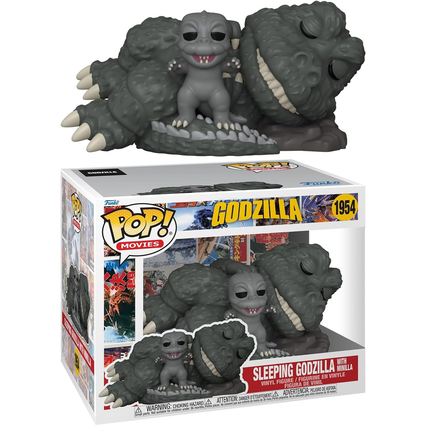 Funko Pop! Movies: Godzilla (1954) Sleeping Godzilla with Minilla - Vinyl Figure 15cm