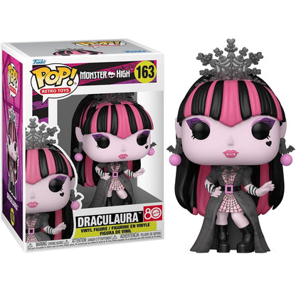 Funko Pop! Retro Toys Monster High (163) Draculaura 80 Mattel - Vinyl Figure 9cm