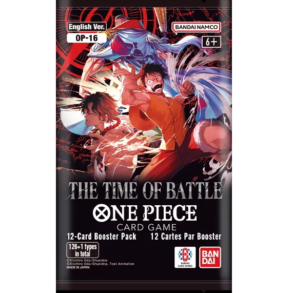 Bandai One Piece ENG The Time of Battle OP-16 Box 24 Buste TCG Card (Inglese)