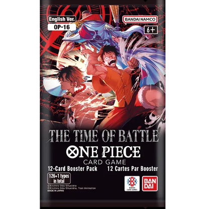 Bandai One Piece ENG The Time of Battle OP-16 Box 24 Buste TCG Card (Inglese)
