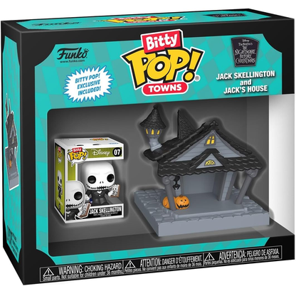 Funko Bitty Pop! Towns: The Nightmare Before Christmas - Jack Skellington And Jack's House