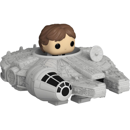 Funko Bitty Pop! Rides: Star Wars - Han Solo & The Millennium Falcon Mini Figure 5cm