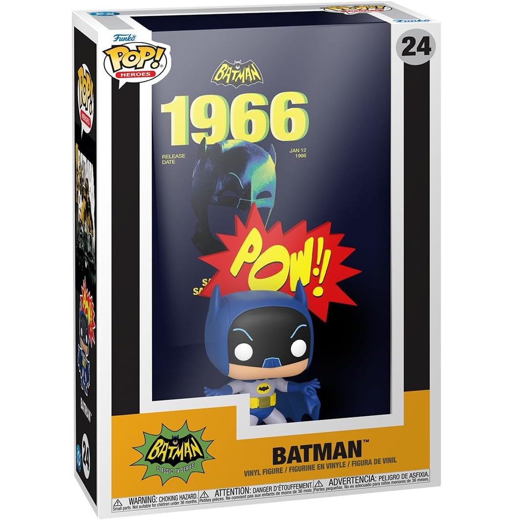 Funko Pop! Heroes: DC Comics Cover VHS (24) Batman 1966 - Vinyl Figure 9cm