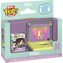 Funko Bitty Pop! Stages BTS: Suga (Dynamite) Mini Vinyl Figure 3cm Da Collezione