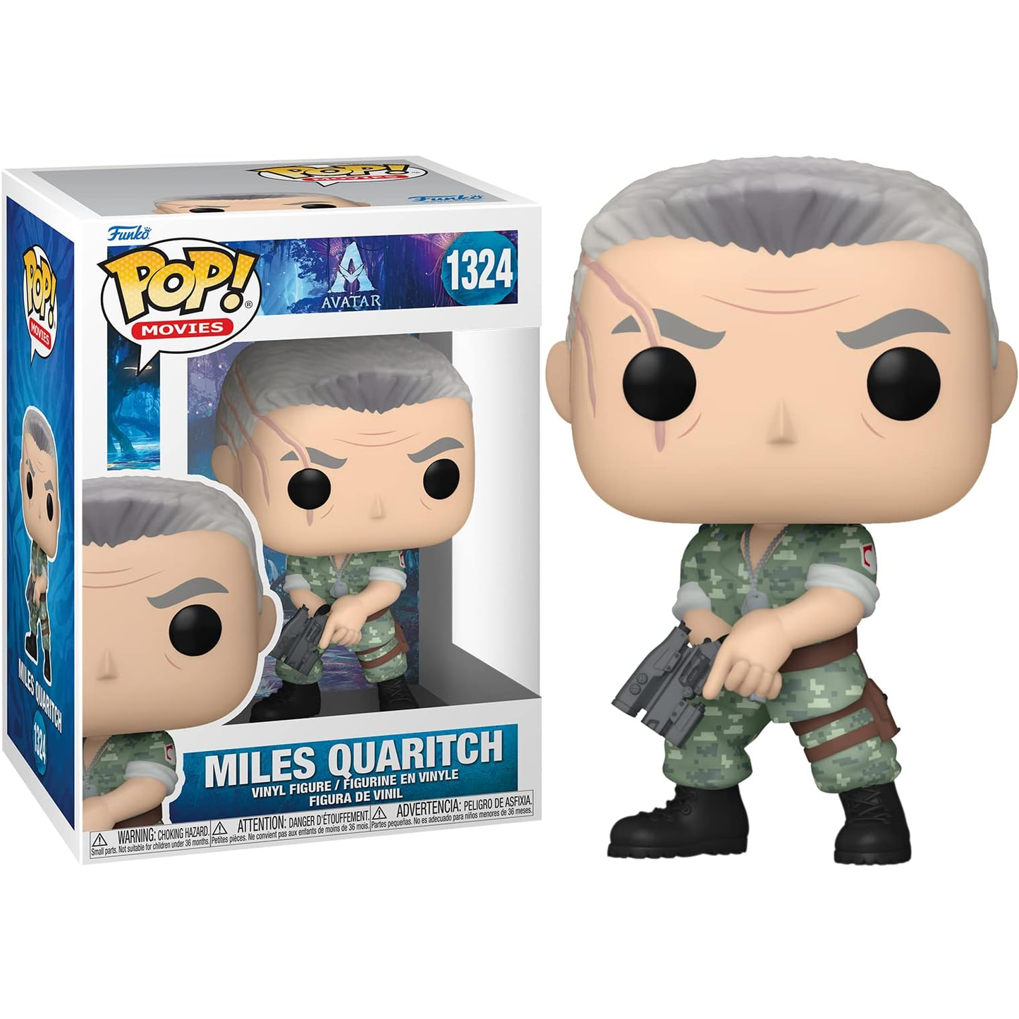 Funko Pop! Movies: Avatar (1324) Miles Quaritch - Vinyl Figure 9cm