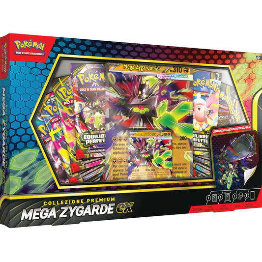 Pokémon GCC: Collezione Premium Mega Zygarde EX - 8 Buste Di Espansione