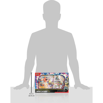 Pokémon: Collezione Con Statuina Mega Lucario-ex & Cinque Buste Di Espansione