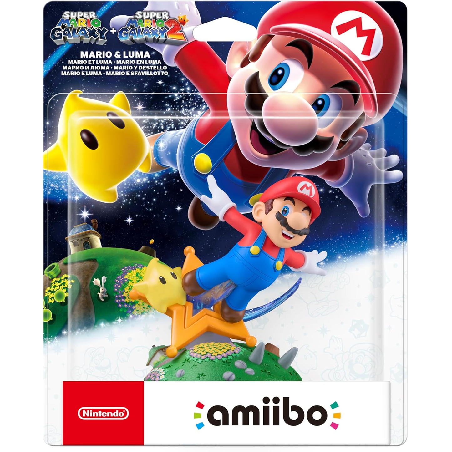 Amiibo Super Mario Galaxy: Mario & Luma (Sfavillotto) Figure Nintendo Switch