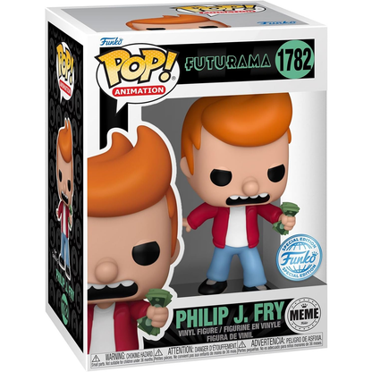 Funko Pop! Animation Futurama (1782) Philip J. Fry Special Edition - Vinyl Figure 9cm