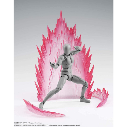 Bandai Tamashii Nations: Effect Energy Aura (Red) - Action Figure Accessory 20cm
