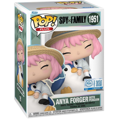 Funko Pop! Plus: Spy x Family (1951) Anya Forger W/ Penguin Special Edition Figure