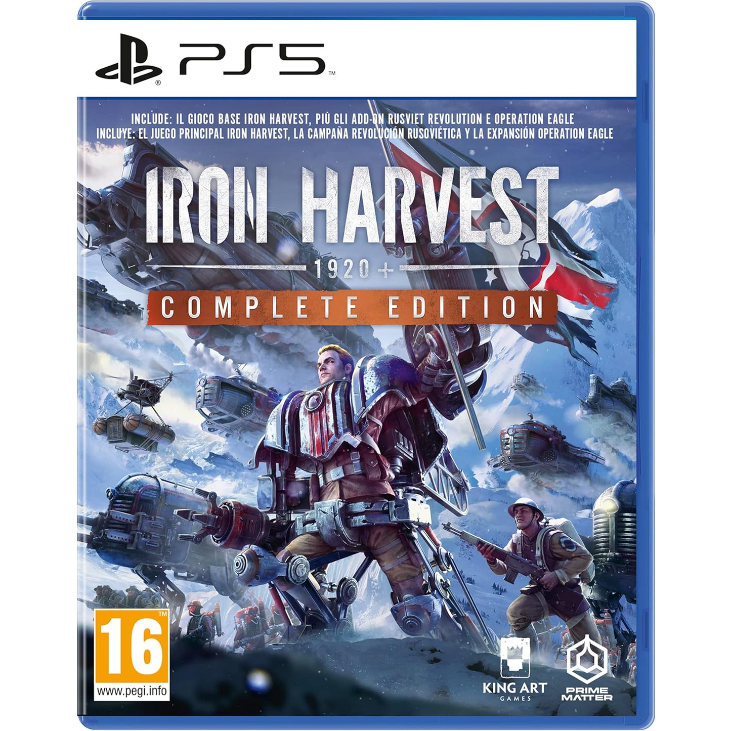 Iron Harvest 1920 Complete Edition PS5 Videogioco Playstation 5 Copertina Italiana