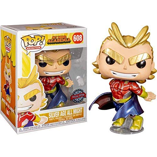 Funko Pop! Animation My Hero Academia (608) Silver Age All Might Special Edition - Vinyl Figure 9cm