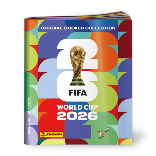 Panini Calciatori Fifa World Cup 2026: Starter Set Pack Album + 5 Bustine da 7 Figurine - Official Sticker Collection