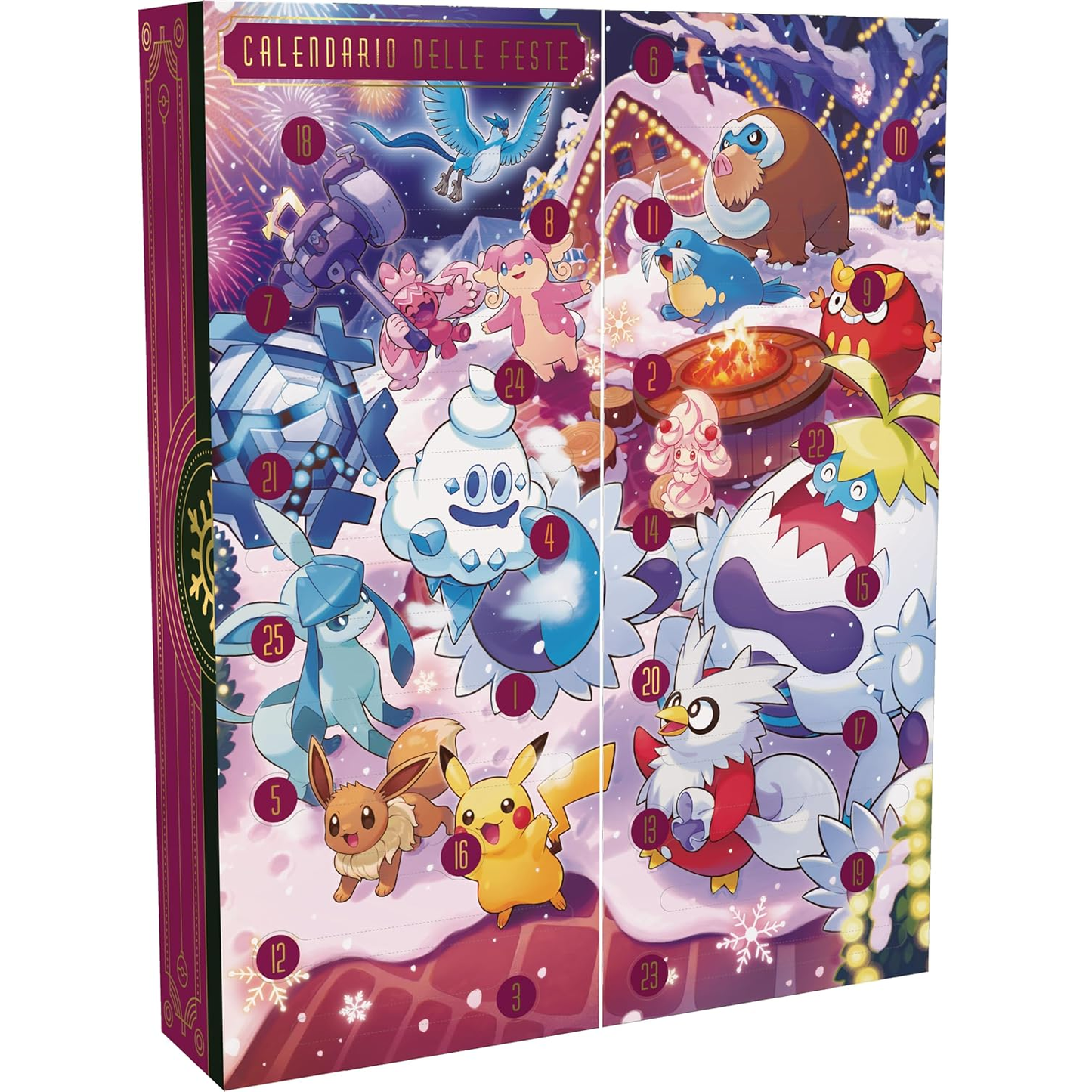 Pokémon: calendario delle feste del GCC ITA - 25 Oggetti Collezionabili