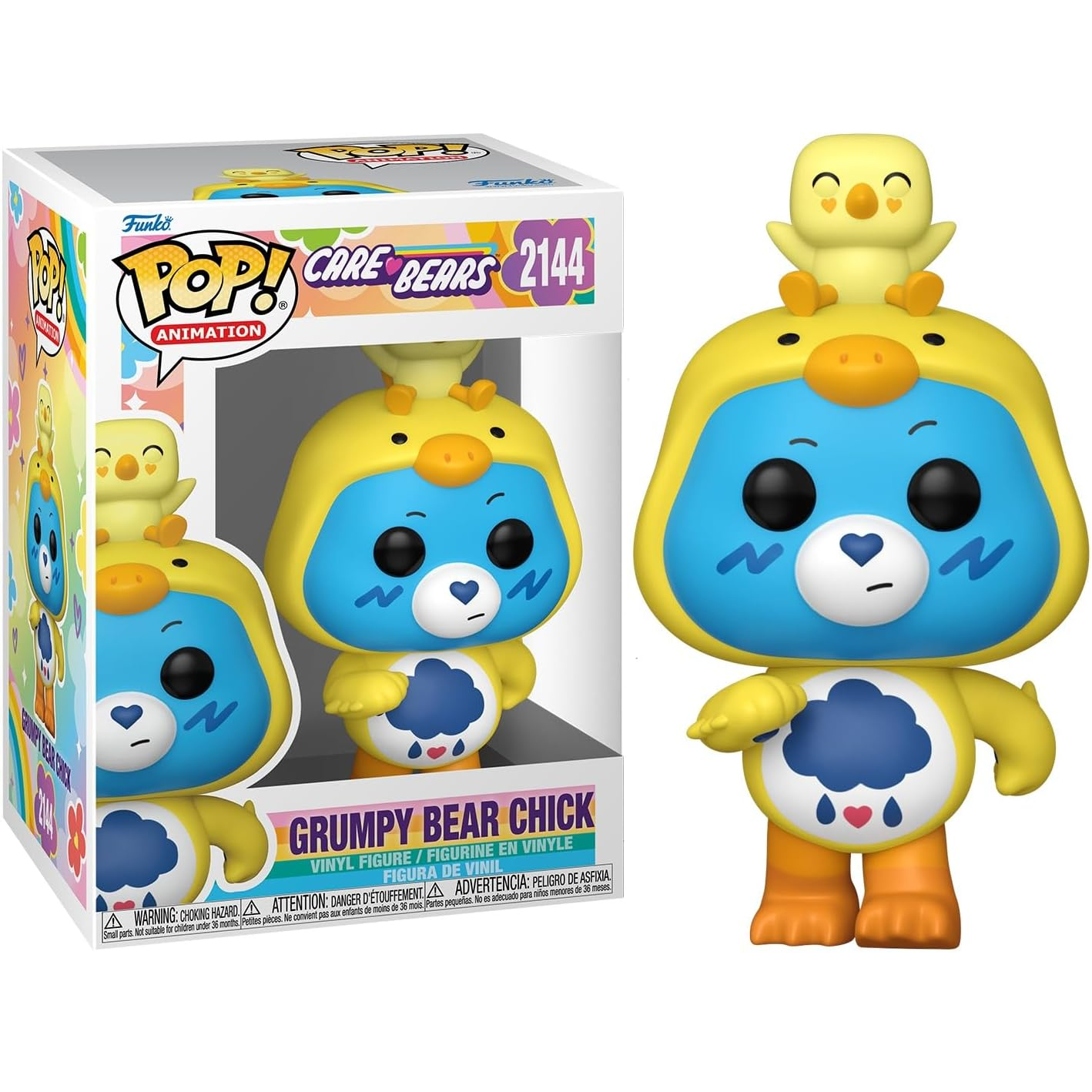 Funko Pop! Animation: Care Bears (2144) Grumpy Bear Chick - Vinyl Figure 9cm