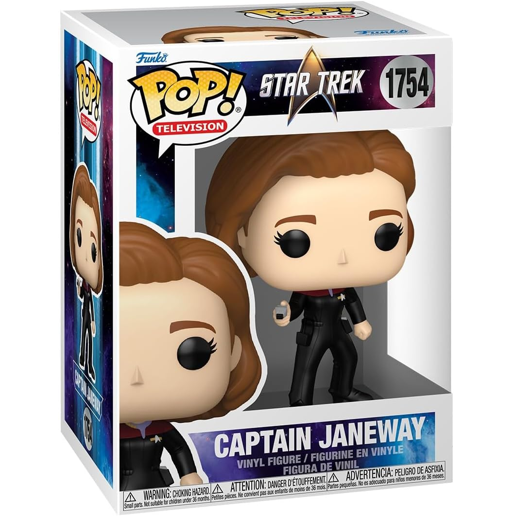 Funko Pop! Television Star Trek (1754) Captain Janeway - Vinyl Figure 9cm