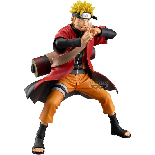Banpresto Grandista Naruto Shippuden: Naruto Uzumaki (Sage Mode) Statua Da Collezione - Figure 22cm PVC