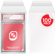 Evoretro: Bustine Protezioni per Carte Richiudibili Trasparenti e Antigraffio 100pz - Card Game Sleeves