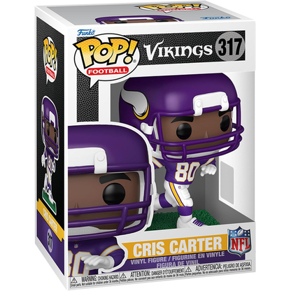 Funko Pop! Football Vikings NFL (317) Cris Carter - Vinyl Figure 9cm
