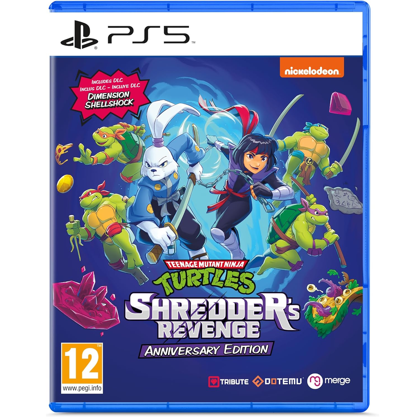 Teenage Mutant Ninja Turtles Shredder's Revenge Anniversary Edition Ps5 Gioco TMNT Playstation 5 Multilingua Ita