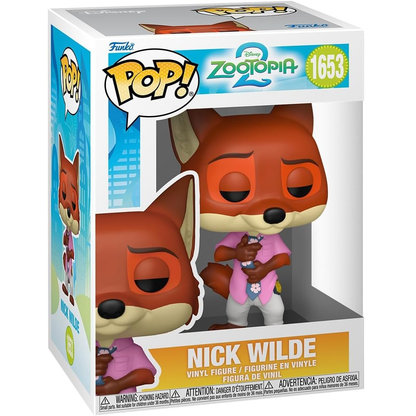 Funko Pop! Disney Zootopia 2 (1653) Nick Wilde Figure Volpe 9cm