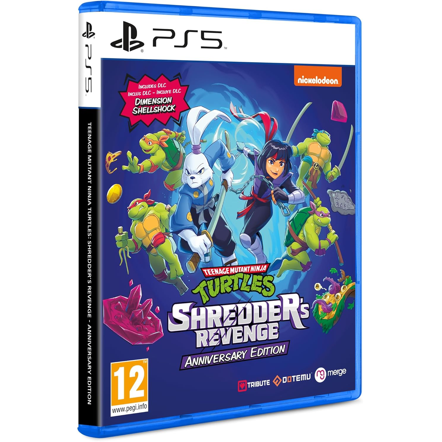 Teenage Mutant Ninja Turtles Shredder's Revenge Anniversary Edition Ps5 Gioco TMNT Playstation 5 Multilingua Ita