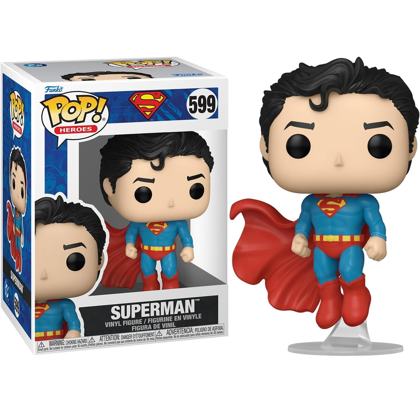 Funko Pop! Heroes DC Comics (599) Superman - Vinyl Figure 9cm