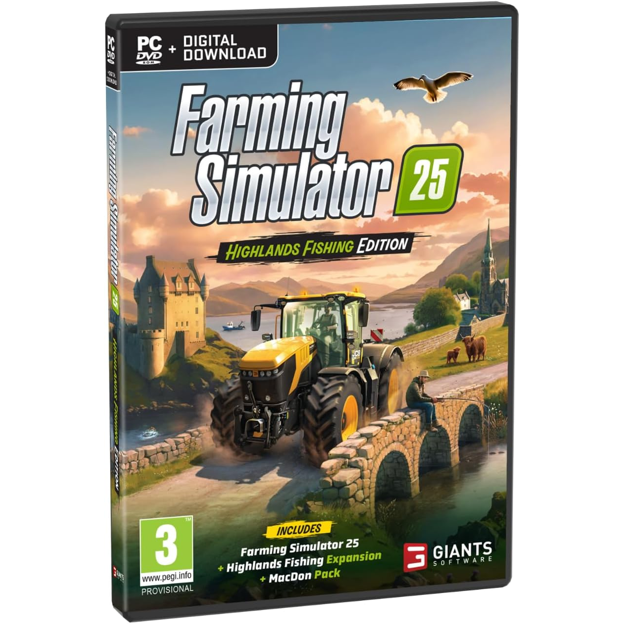 Farming Simulator 25 Highlands Fishing Edition Gioco PC Eu Ita Nuovo Sigillato