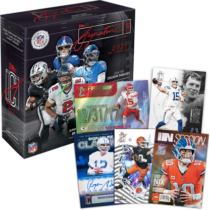 Topps NFL Signature Class Football Mega Box Card Collezionabili 80 Carte Ufficiali - 10 Buste TCG