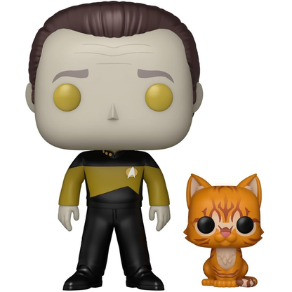 Funko Pop! Television Star Trek (1755) Data With Spot - Vinyl Figure 9cm