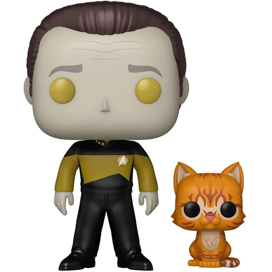 Funko Pop! Television Star Trek (1755) Data With Spot - Vinyl Figure 9cm