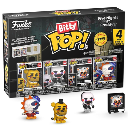 Funko Bitty Pop! Five Nights At Freddy's (4 Pack) w/ Bitty Display - Mini Vinyl Figure 2cm