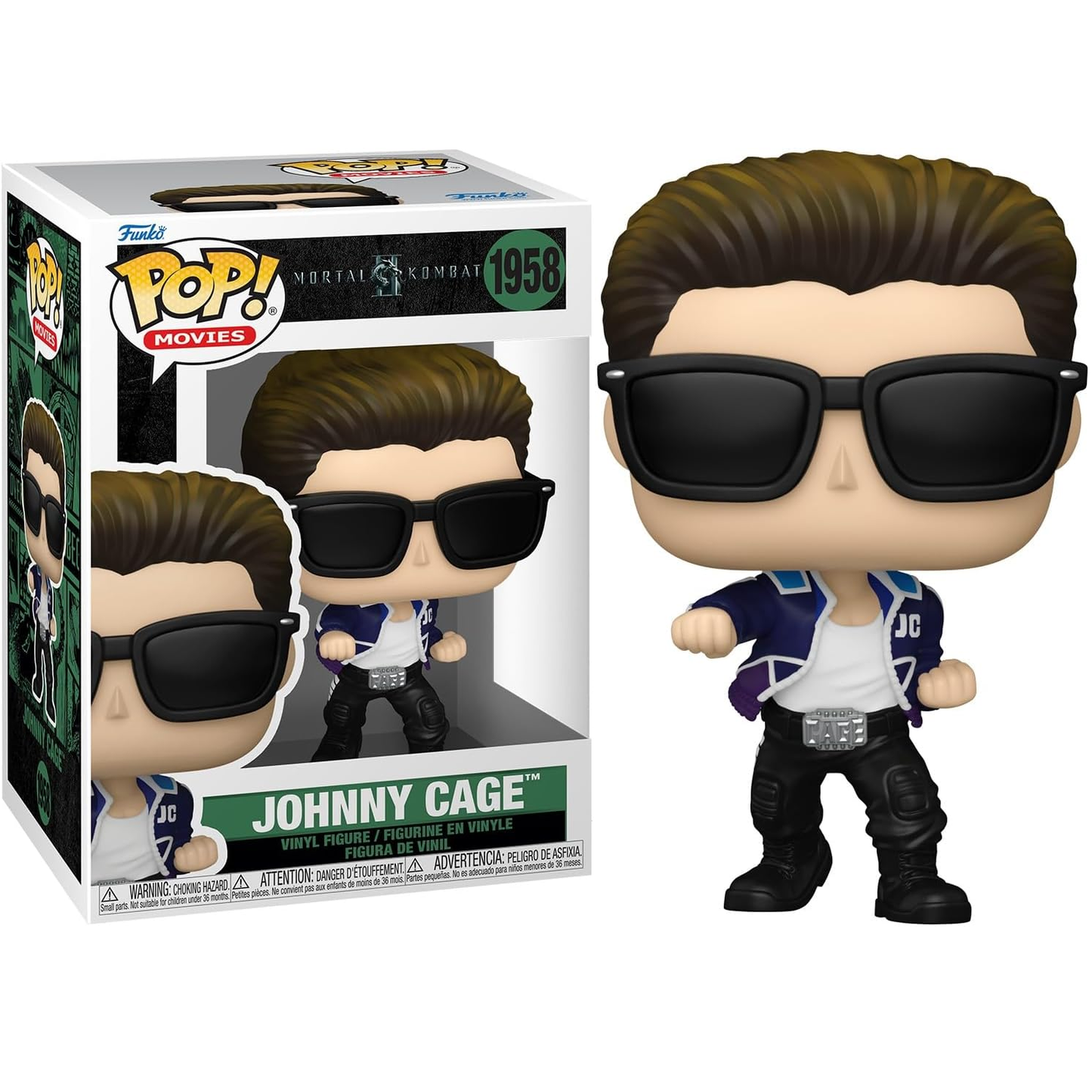 Funko Pop! Movies Mortal Kombat 2 (1958) Johnny Cage - Vinyl Figure 9cm
