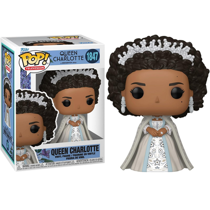 Funko Pop ! Television Bridgerton A Story (1847) Queen Charlotte Figure 9cm