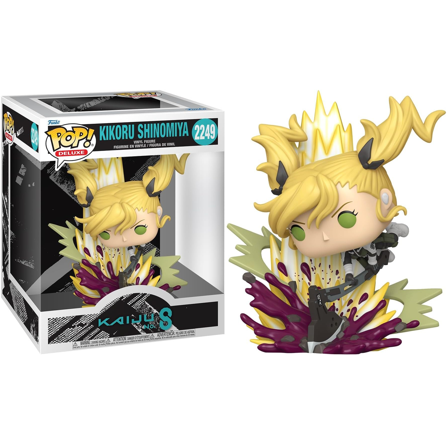 Funko Pop! Deluxe: Kaiju No. 8 (2249) Kikoru Shinomiya (Axe Slam) Vinyl Figure 15cm