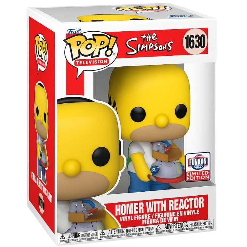 Funko Pop! Television The Simpsons (1630) Homer with Reactor - Vinyl Figure 9cm