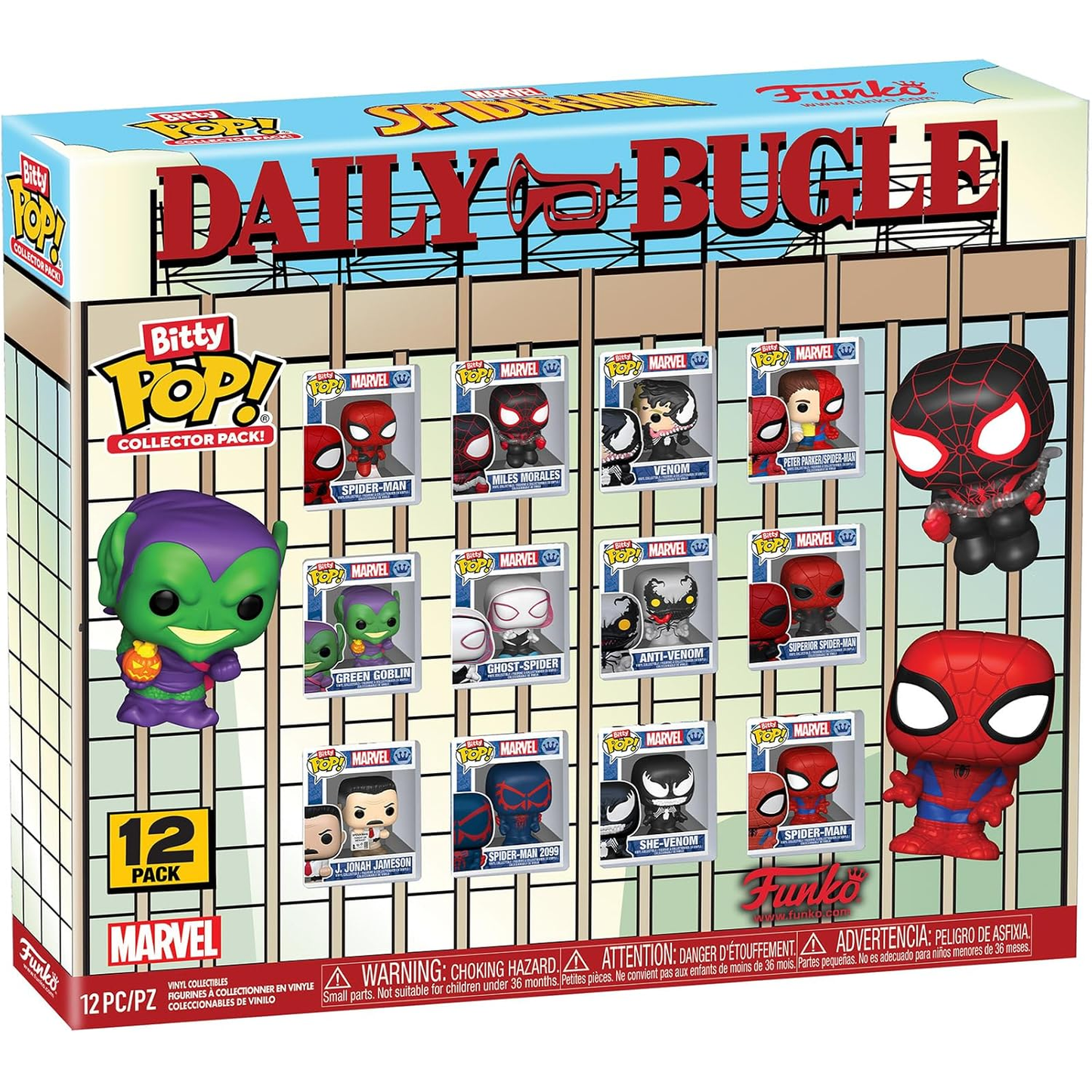 Funko Bitty Pop! Marvel Spider-Man Collector Pack Special Edition - 12 Mini Figure