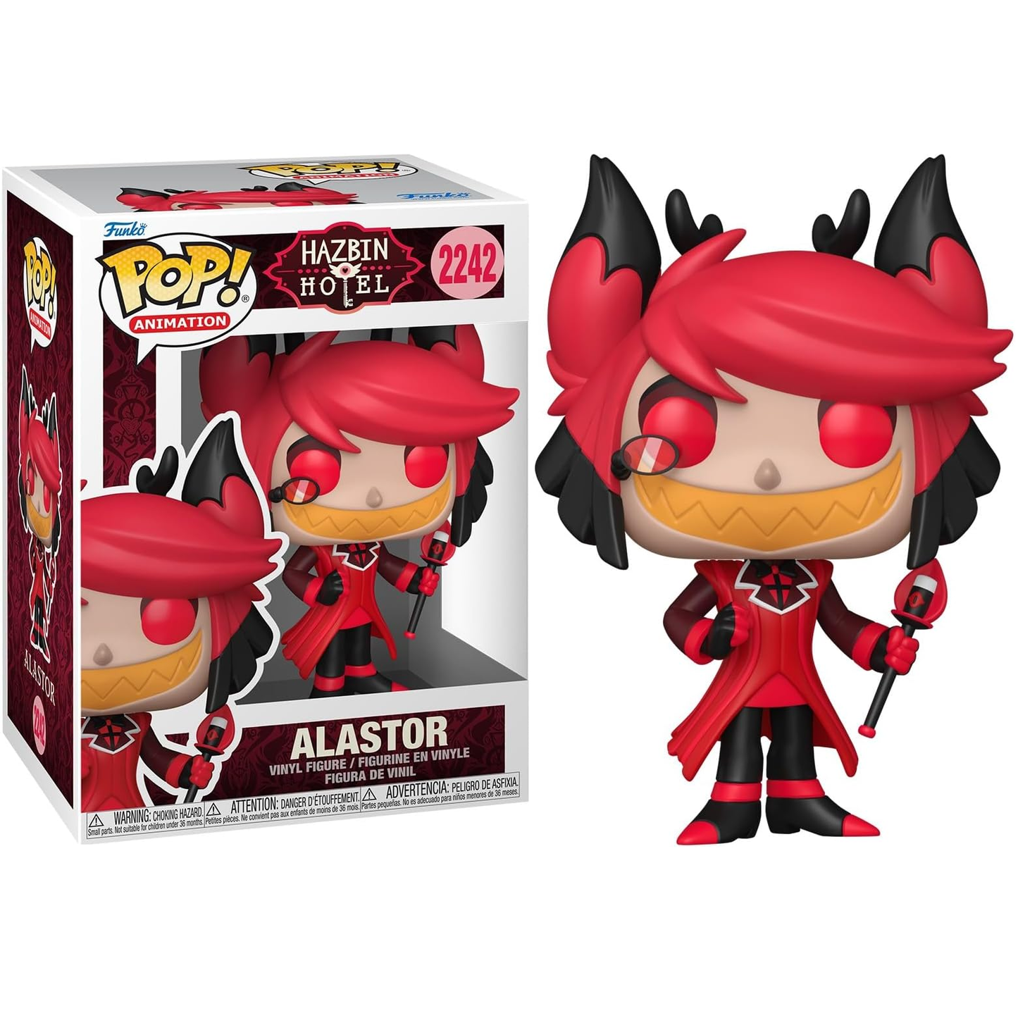 Funko Pop ! Animation Hazbin Hotel (2242) Alastor Vinyl Figure 9cm