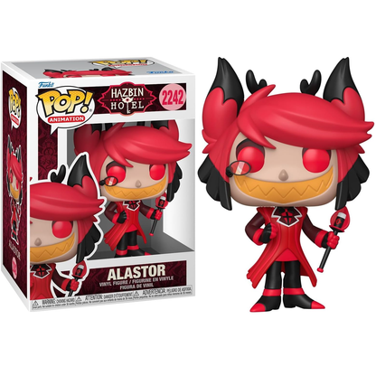 Funko Pop ! Animation Hazbin Hotel (2242) Alastor Vinyl Figure 9cm