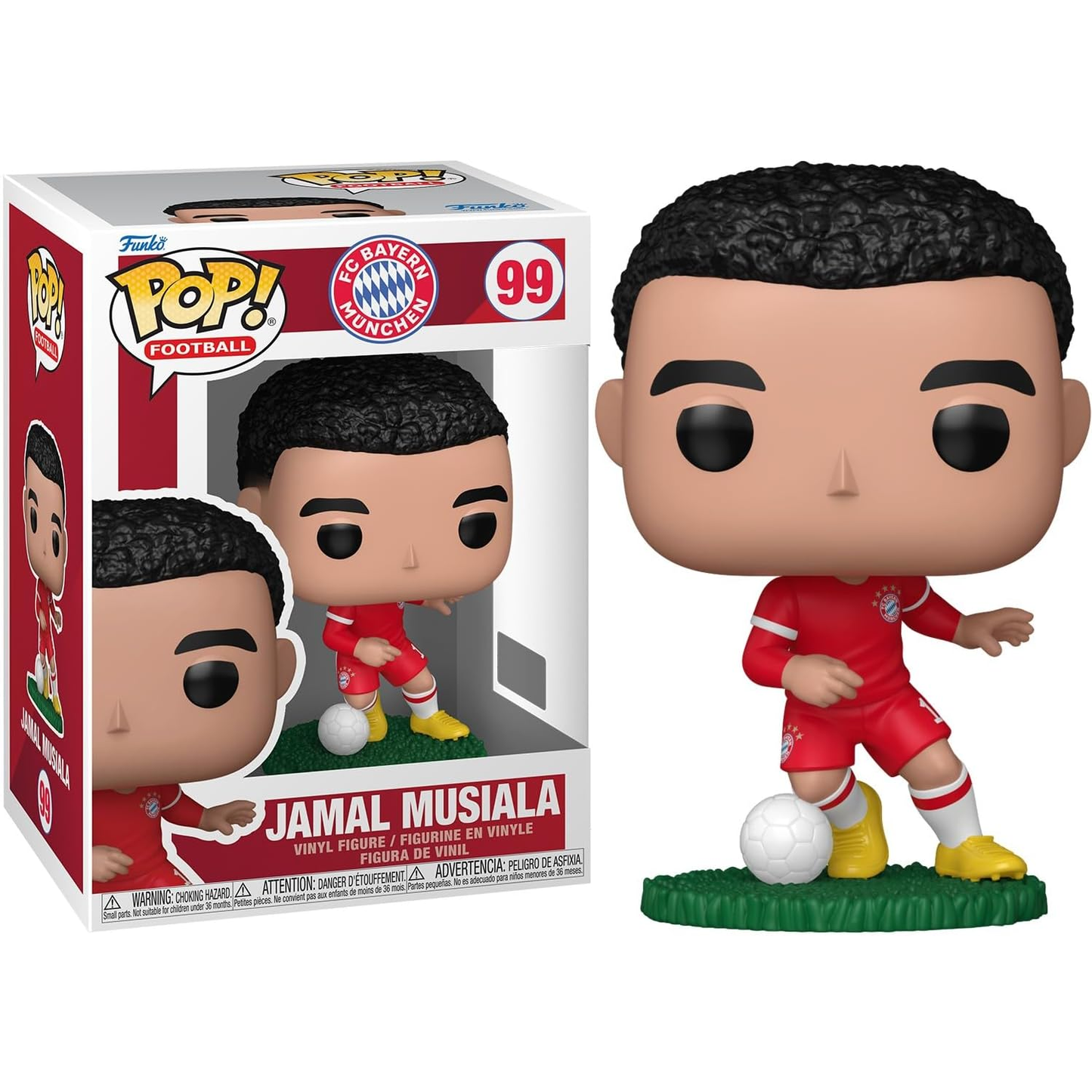 Funko Pop! Football: FC Bayern Munchen (99) Jamal Musiala - Vinyl Figure 9cm