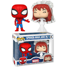 Funko Pop! Marvel Superhero Couples: Spider-Man & MJ (2pack) - Vinyl Figure 9cm
