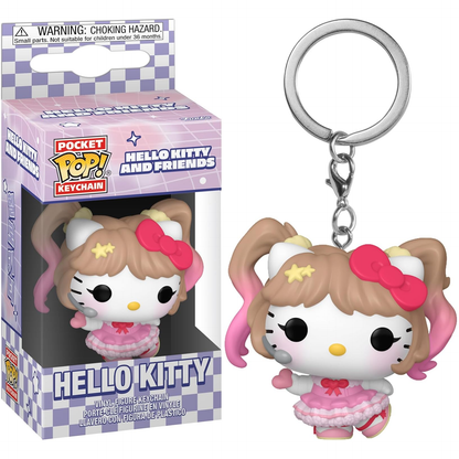 Funko Pocket Pop! Keychain: Hello Kitty And Friends - Hello Kitty K-Pop Mini Figure 4cm