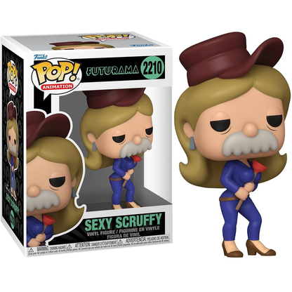 Funko Pop! Animation: Futurama (2210) Sexy Scruffy - Vinyl Figure 9cm (Preordine)