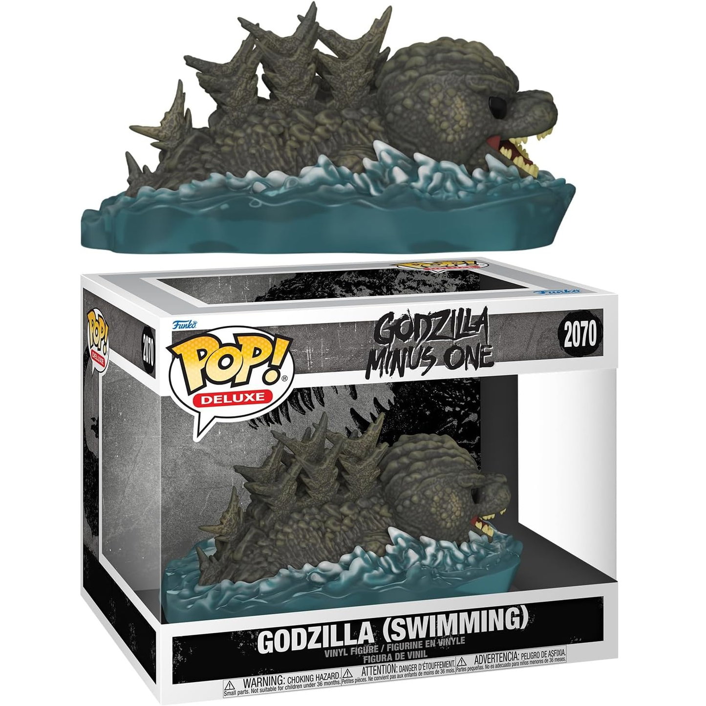Funko Pop! Deluxe: Godzilla Minus One (2070) Godzilla (Swimming) Vinyl Figure 15cm