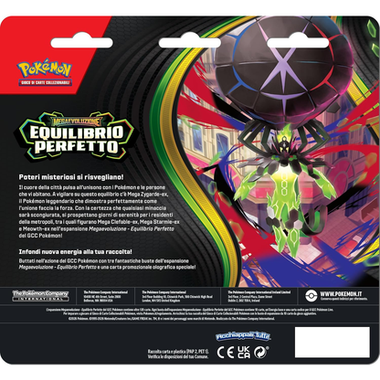 Pokémon GCC: Megaevoluzione Equilibrio Perfetto 3 Buste + Carta Promo ITA