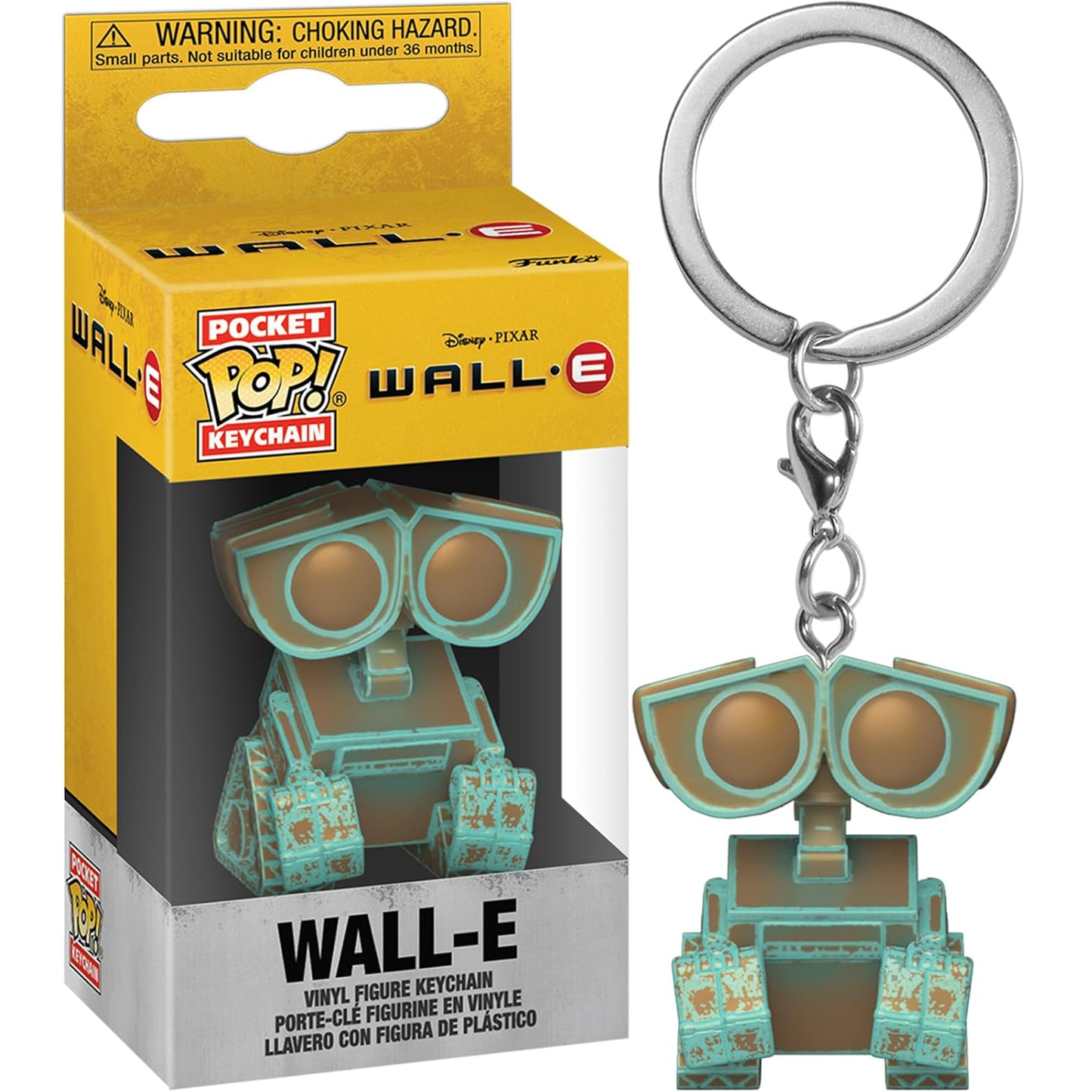 Funko Pop! Pocket Keychain Disney Pixar Wall-E - Wall-E Mini Vinyl Figure 5cm