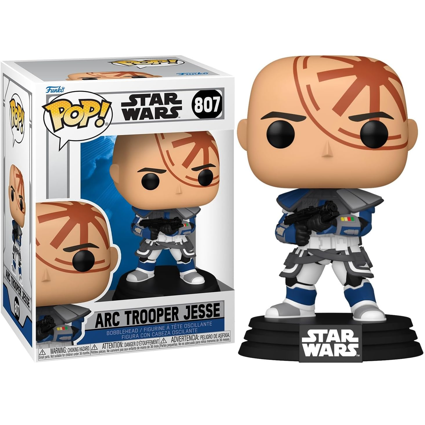 Funko Pop! Star Wars (807) Arc Trooper Jesse Bobblehead - Vinyl Figure 9cm