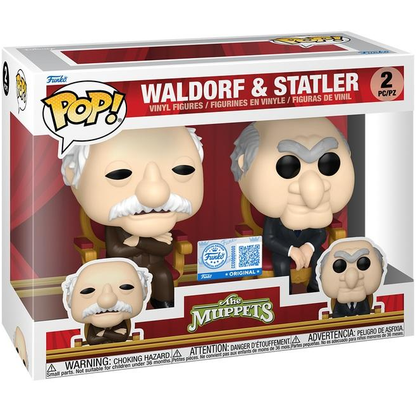 Funko Pop! The Muppets (2 Pack) Waldorf And Statler Special Edition - Vinyl Figure 9cm