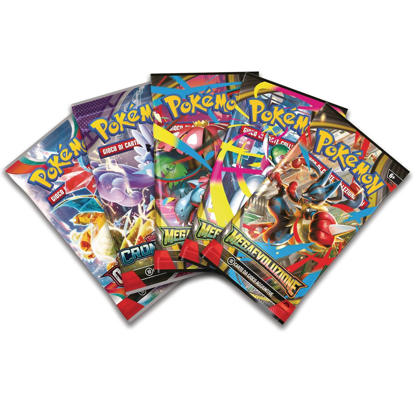 Pokémon: Collezione Con Statuina Mega Lucario-ex & Cinque Buste Di Espansione